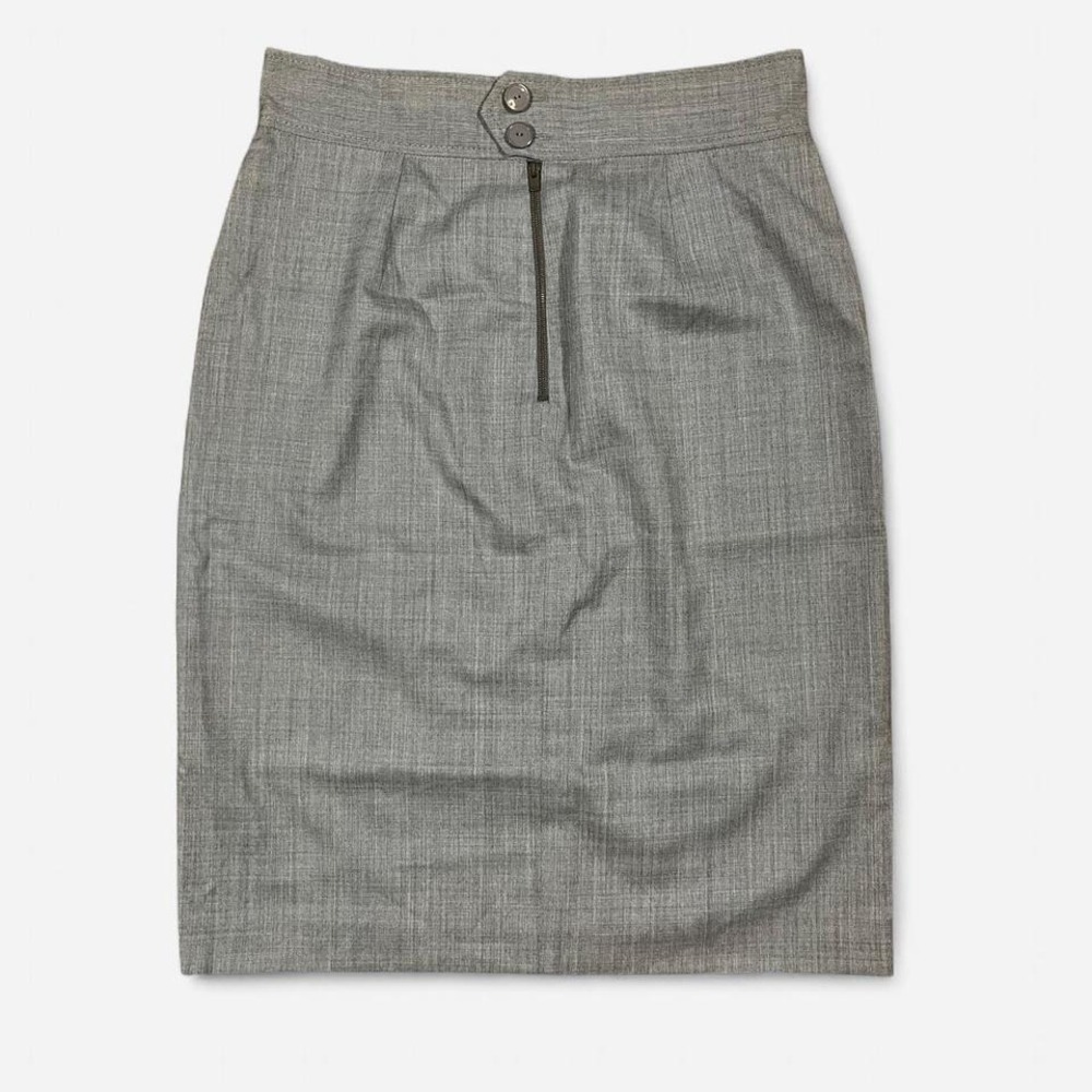 Stella McCartney grey wool pencil skirt